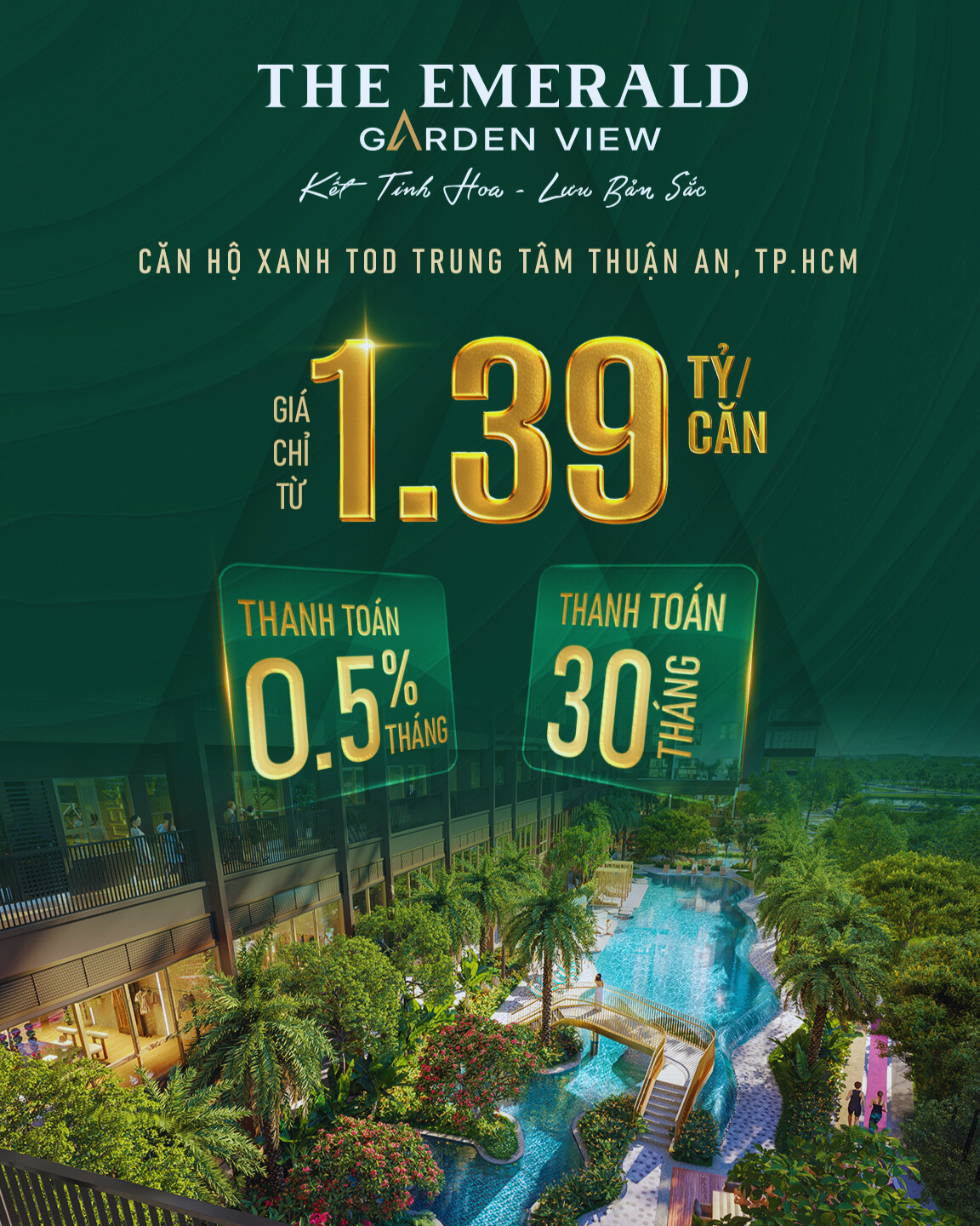 Giá Bán Căn Hộ The Emerald Garden View Theo Từng Loại Hình