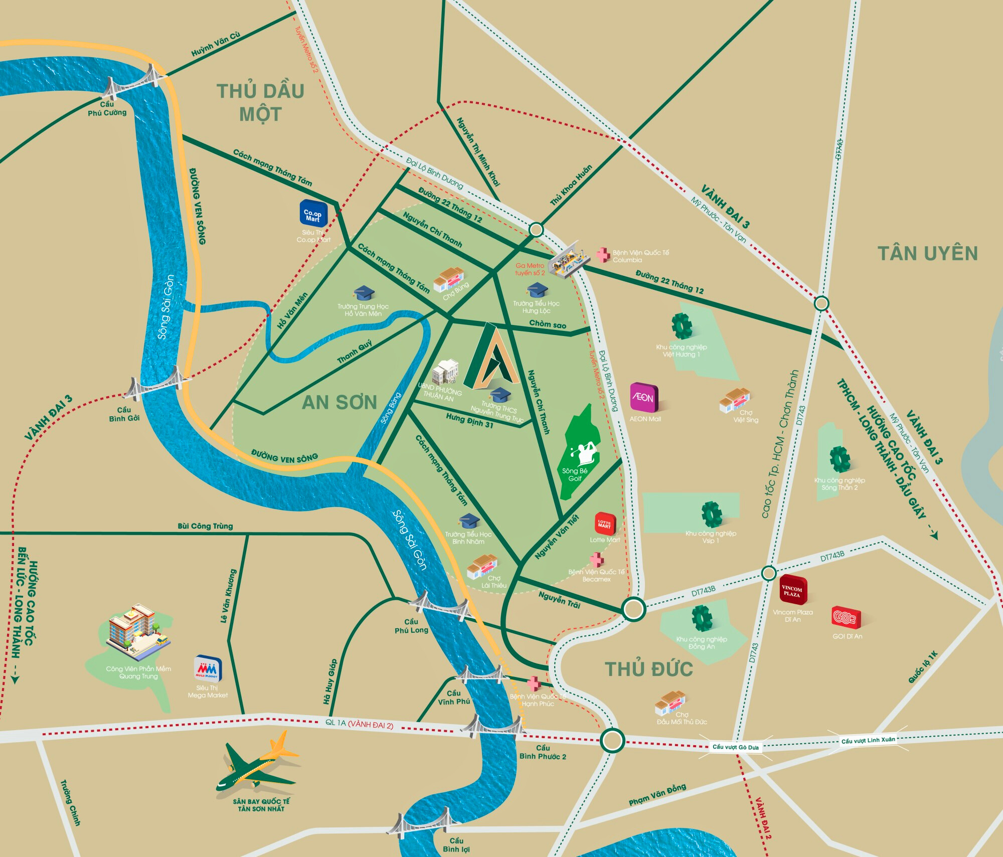 Vị Trí The Emerald Garden View